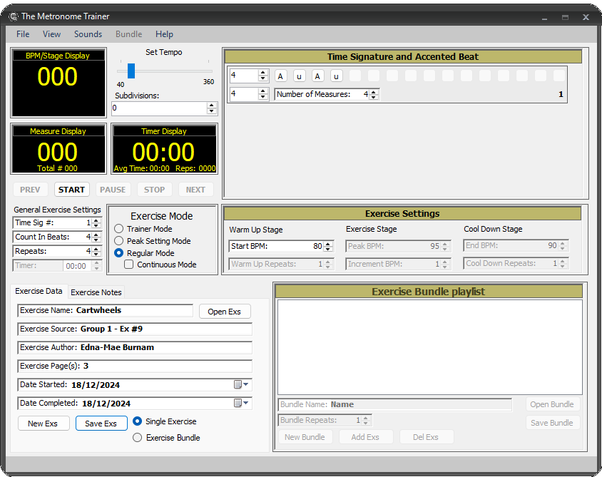 the Metronome Trainer feature showcase 10
